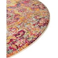 thumbnail image 4 of Unique Loom Monterey Collection Area Rug - Aztec (6' 1" Round Multi/Blue), 4 of 7