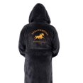 thumbnail image 2 of Yellowstone Mens Blue Hooded Bathrobe, 2 of 6
