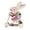 F3_5.31z3.74in, variant on ERTZAE Easter Decorations For The Home,Easter Sign: Colorful Letters,Orange Chicken & White Flower Rustic Farmhouse Easter Wooden Letter Signs With Chicken & Bird Accents,Wooden Easter Ornaments