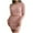 Pink, variant on IROINNID Women's Two Pieces Set Cropped Sweater with High Waist Skirt Knitted Home Set,Khaki