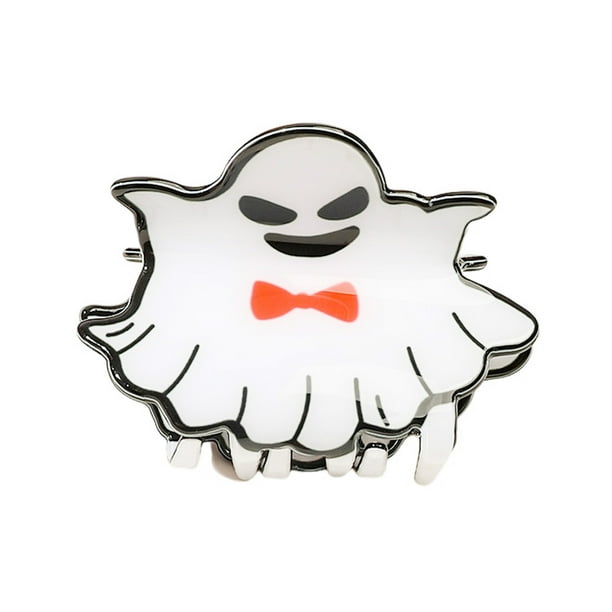 Bonitos pasadores para el pelo de Halloween Pasadores pequeños para mujeres y niñas Pasadores acrílicos franceses con pinza Pasadores con sujeción fuerte