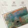 thumbnail image 6 of Elephant Stock Impression Sunrise 1872 Wall Art - Horizontal Canvas Wall Art - Living Room Wall Decor - Abstract Canvas - Gray And Blue Decor By Claude Monet - 48" x 32", 6 of 8