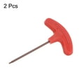 thumbnail image 3 of Uxcell Torx Screwdriver T7 S2 Steel T Handle Star Wrench for CNC Lather Tool Holder, 2 Pack, 3 of 5