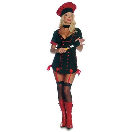 3Pc Midnight Sizzle - Chef Sexy Holiday Party Costume