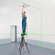 Huepar 360 Degree Self-Leveling Laser Level Green Beam Cross Line Laser Level Tool with 2 Plumb Dots