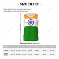 thumbnail image 6 of India Flag Men Basketball Sports Jersey Running Fitness Multifunction Sleeveless tshirt Exclusive Custom Name Nunber, 6 of 9