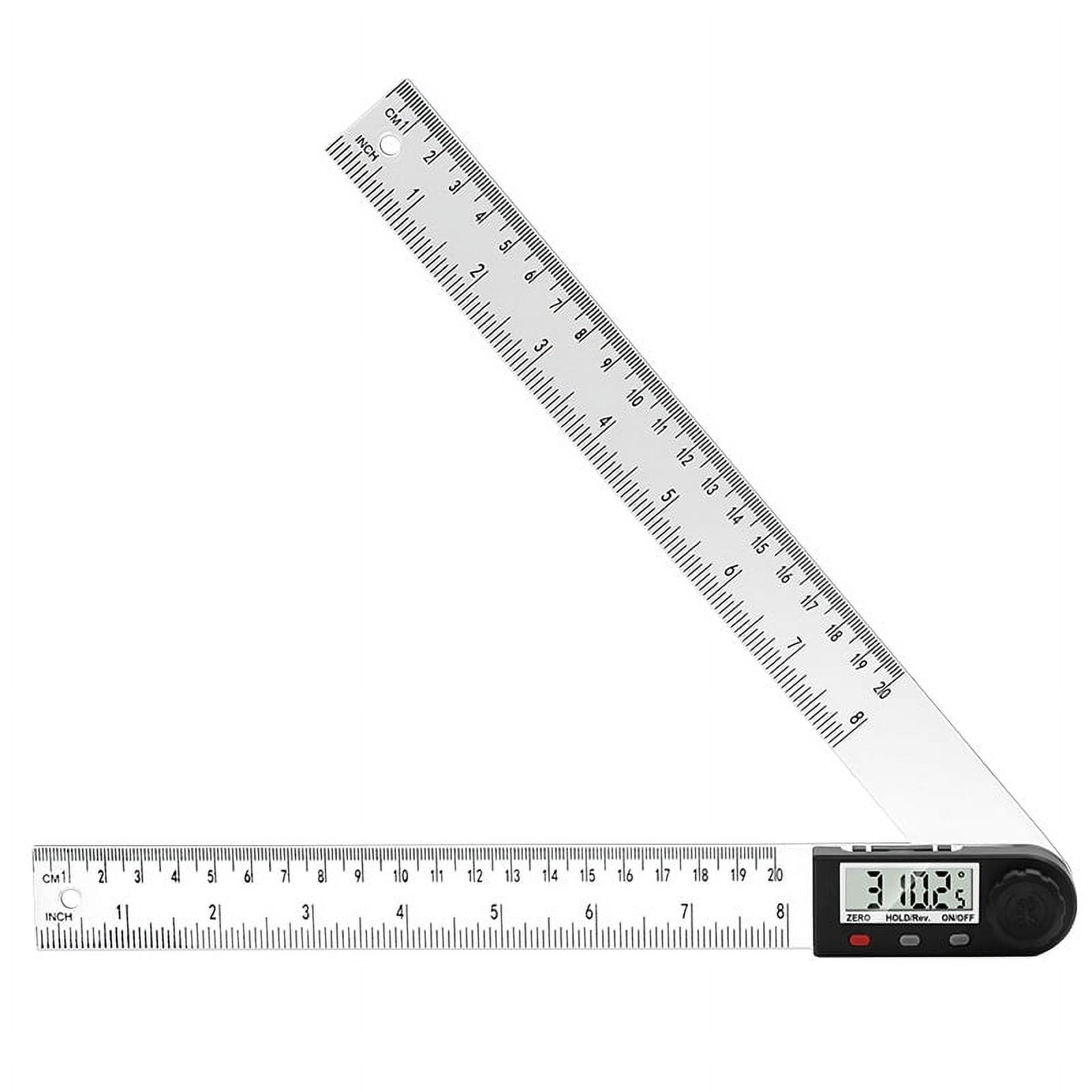 Digital protractor Angle ruler 200mm 8inch Angle Finder Meter Plastic 360 degree protractor inclinometer ,for Accurate Evaluation