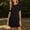 Black, variant on IUYRTFE Women's Short Sleeve Round Neck T Shirt Dress Loose Fit Summer Casual Mini Dress with Pockets