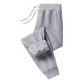 thumbnail image 2 of Delayuji Petite Sweatpants for Women Fashion Casual Pants Plus Fleece Thick Sweatpants Korean Version Fleece Lined Pants Women Gray Xxxl, 2 of 4