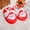 KS102 Red, variant on Ulitacool Slippers Girl Children Christmas On Flat Non Winter Round Toe Keep Warm Cartoon Prints Slippers Shoes Durable Soft Feetwear Red 5-5.5 Years