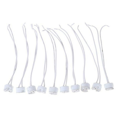 

10X MR16 12V LED DOWNLIGHT LAMP HOLDER SOCKET HALOGEN CONNECTOR CONNECTION
