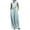 Blue, variant on Idoravan womens 2 piece outfits going out Ladies' Summer Solid Color Fashionable Casual Temperament Elegant Short Top Long Pants Set Two-piece Set