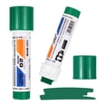 thumbnail image 1 of Uxcell Poster Markers, 2Pcs Large Capacity Permanent Huge Banners Posters Markers Bold Thick Chisel Tip Pen for Painting Drawing on Plastic Glass Wood Fabric Canvas, Green(0.8" Tip Width), 1 of 7