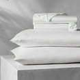 thumbnail image 5 of GAIAM® Relax 100% Cotton Garment Washed 4pc Sheet Set, King, White, 5 of 7