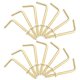 thumbnail image 1 of Right Angle L-Shaped Screw Hook 100Pcs Versatile Iron Self-Tapping For Kitchen Bathroom Bedroom, 1 of 5