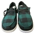 thumbnail image 4 of Gypsy Jazz Womens Prima Buffalo Plaid Slip On Fashion Sneaker (Green, 8.5), 4 of 5