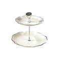 thumbnail image 4 of Soporte para estante de alimentos Gloria Soporte para pasteles de múltiples capas L 2 niveles blanco, 4 of 9