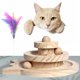 thumbnail image 4 of Track Cat Toys Toys Suministros para mascotas para Kitty Cat Regalos para 2 capas S Yuyangstore Juguetes de rodillos para gatos, 4 of 8