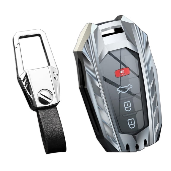 for Toyota Key Fob Cover,Keychain,Zinc Alloy Protection Car Key Shell Case Compatible with Toyota Holder Smart Remote Keyshell Accessories