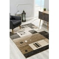 thumbnail image 5 of 4â€™ x 6â€™ Beige and Brown Geometric Area Rug, 5 of 5