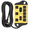 thumbnail image 1 of Protector contra sobretensiones Power Strip DEWENWILS de 8 salidas con 2 puertos USB, 1 of 7