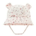 thumbnail image 2 of hengsof Baby Bucket hat Cute Infant Fashion Print Sun Hat UPF 50+ Sun Protection Summer Girls Boys Hats, 2 of 4