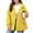 Yellow, variant on Caywon Women's Waterproof Windproof Outdoor Sports Top Mountaineering Hooded Jacket Windbreaker Coat Packable Raincoat Windbreaker Coat with Hood