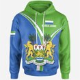 thumbnail image 3 of Sudadera con capucha unisex de manga larga con estampado 3D de la bandera nacional de Sierra Leona, informal, de calle, de gran tamaño, para primavera, 3 of 5