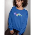 thumbnail image 2 of Happiness With Daisy Sweatshirt Women -Image by Shutterstock, Female 5X-Large, 2 of 4