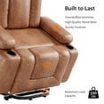 thumbnail image 6 of Yeshouse Oversized Power Lift Recliner Chair - Heat and Massage, Faux PU Leather Lift Recliner Chair for the Elderly, Designed for the Elderly and People with mobility impaired, 6 of 7