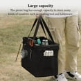 thumbnail image 4 of Sonducket Bolsa de almacenamiento de Picnic para acampar al aire libre, bolsas portátiles de tela Oxford, bolsa organizadora de gran capacidad para viajes Kits de desorden para acampar Caqui Sonducket OD026733-02, 4 of 6