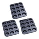 thumbnail image 2 of 3 moldes para hornear de acero al carbono con 12 agujeros, 12 cavidades, antiadherentes, redondos, para magdalenas, magdalenas, huevos, tartas, bandeja para hornear, molde para hornear, colo, 2 of 10