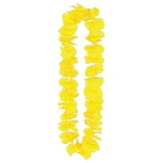 Beistle Silk N Petals 36" Yellow Hawaiian Flower Lei Necklace Costume Accessory