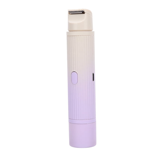 Body Hair Trimmer for Women, Dual Head Design, Quick Button Operating, Skin Friendly Materials, Rechargeable, Comprehensive Grooming Experience, Wet / Dry Use