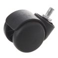 thumbnail image 1 of Threaded Stem Connector Twin-wel Black Chair Trolley Caster with 3/8 Threaded Stem, 1 of 5