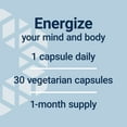 thumbnail image 5 of Life Extension Ginseng Energy Boost - Power, Stress Release & General Health - Gluten-Free, Non-GMO - 30 Vegetarian Capsules, 5 of 9