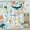 01ocean Animal（blue）, variant on Kids Sea Animal Shower Curtain for Bathroom Decor 72Wx84H Extra Long Shark Fish Funny Cartoon Underwater Ocean Cute Turtle Whale Art Printed Fabric Polyester Waterproof 12 Pack Plastic Hooks