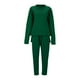 thumbnail image 3 of EQWLJWE Conjunto de dos piezas para mujer, sudadera holgada de manga larga con cuello redondo y pantalones deportivos con cordón, para uso diario, color verde (S-2XL), 3 of 4