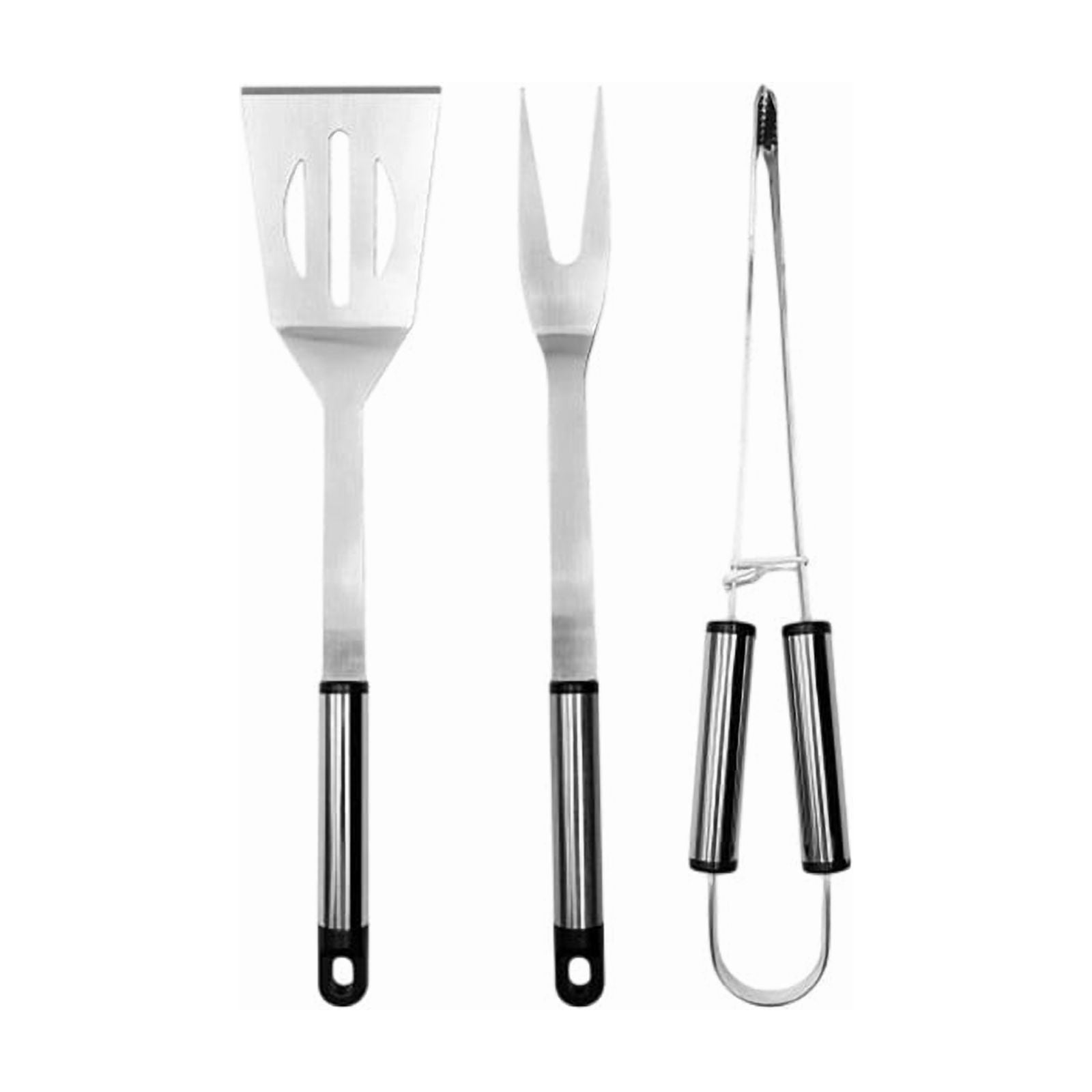 LEHOZIHEQ Grilling Tools for Outdoor Grills Premium Grilling Utensil Set Spatula Tongs Fork Heavy-Duty Stainless Steel