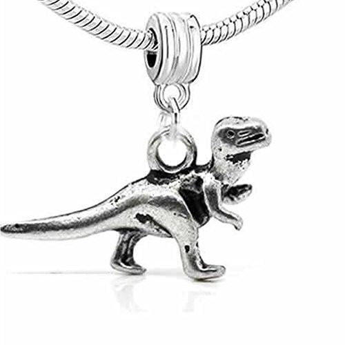 Dinosaur 3d Dangle Spacer European Bead Compatible for Most European Snake Chain Bracelet