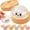 Glitter White, variant on Glitter Dumpling, 2026 New Glitter Dumpling Squeeze with Box, Dumplings Sensory Squeeze Toys for Stress Relief, Soft Slow Rising Fidget Toys for Adults Classroom Rewards Party Favors (Blue)