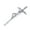 Silver, variant on Retro Vintage Jesus Christ Crucifix for Cross Pendant for Men Women Religious Gi