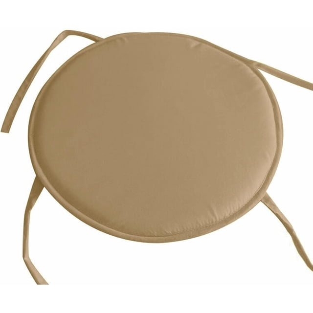 Generic Coussin de Sol Rond Extérieur/intérieur, Coussins de Chaise Ronds 15 Pouces avec Attaches, Coussin de Siège Rond pour Hamac Chaise Balançoire Coussin de Méditation (B)