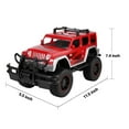 thumbnail image 2 of 1:12 Scale Remote Control RC Cars For Kids Monster SUV High Speed Racing Truck with Lights for Boys And Girls (Red), 2 of 14