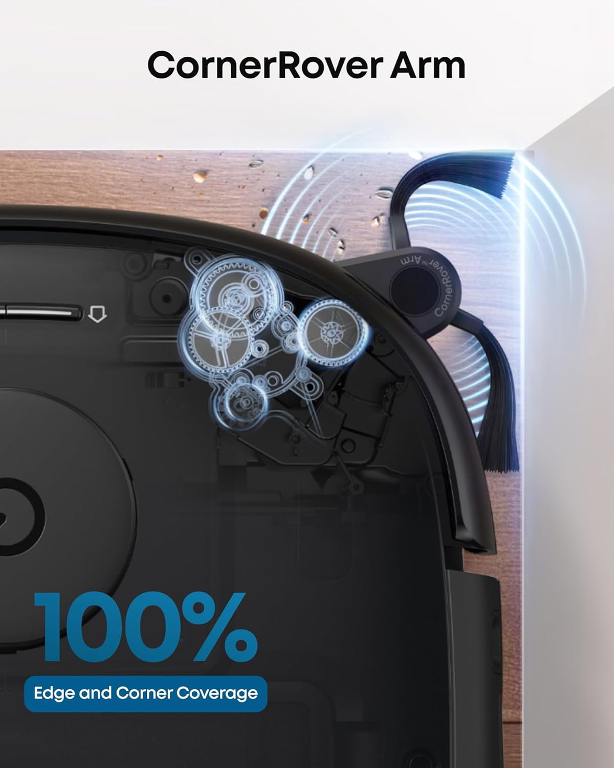 eufy All-in-One Robot Vacuum and Mop Combo E25, 20,000 Pa Suction,HydroJet Always-Clean Roller Mop, Edge-to-Corner Deep Cleaning, Zero-Tangle Design, AI Obstacle Avoidance