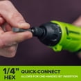 thumbnail image 5 of Greenworks Cordless 8V Power Screwdriver with 1/4" Hex Quick Connect and 5 Speed Clutch, SD306A1, 5 of 18