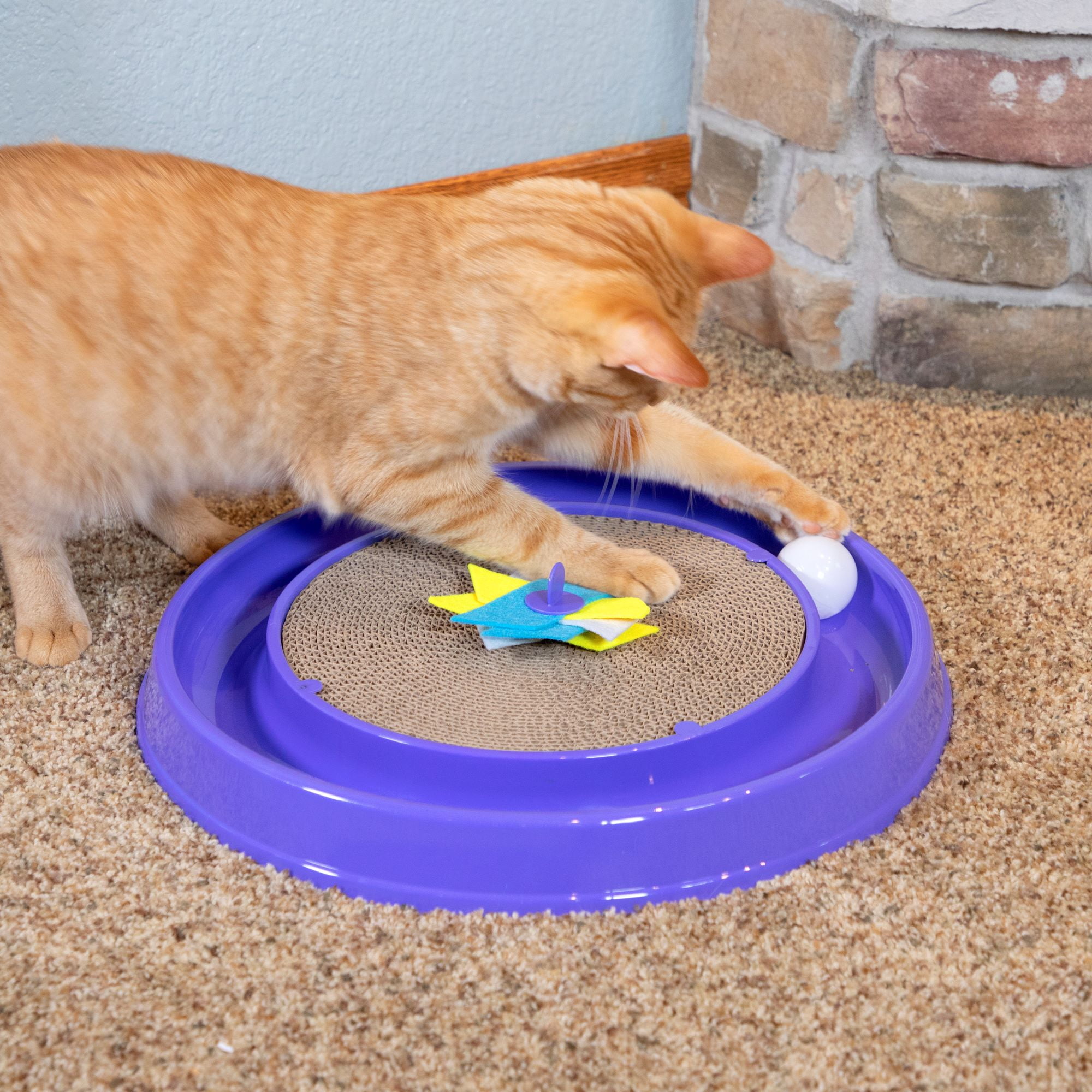 Kitty City Scratcher Ball Track - Walmart.com