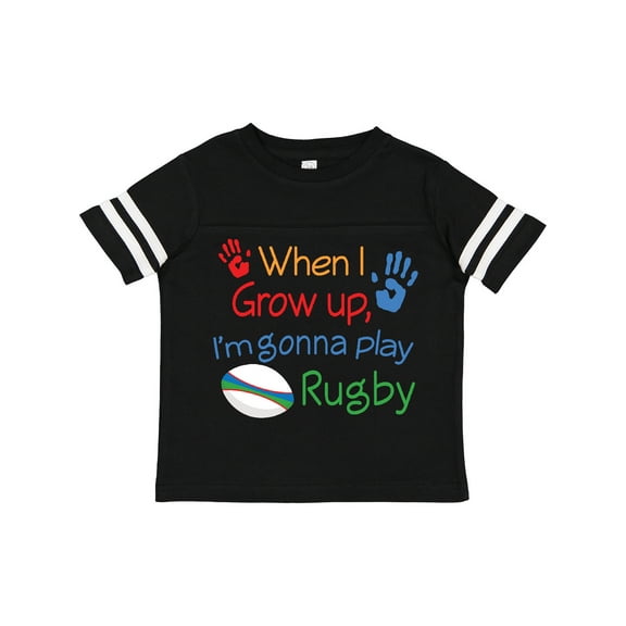 Inktastic Future Rugby Player Boys or Girls Toddler T-Shirt
