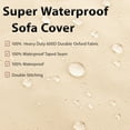 thumbnail image 5 of Westblue Waterproof Outdoor Sectional Cover, L-Shaped-85"X110", 5 of 8