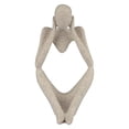 thumbnail image 3 of Resin Statue Thinker Sculptures,Sandstone Resin Thinker Statue Ornaments,Abstract Style Sculptures,Housewarming Gifts,Housewarming Decorations,Collectible Figurines Living Room Dining Desk Decorations, 3 of 13